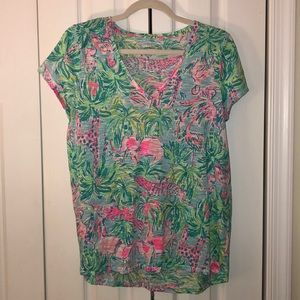 Lilly Pulitzer Etta Top in On Parade